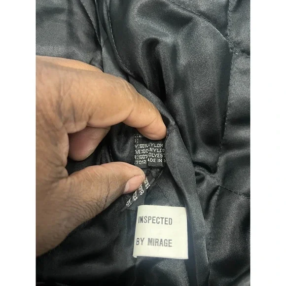 Vintage Mirage Geniune Leather Bomber Jacket Men's Black Made in Korea - Medium - Picture 4 of 13